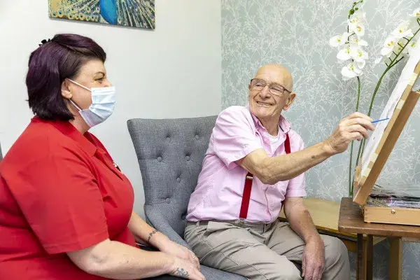 Inside Doulton Court Care Home