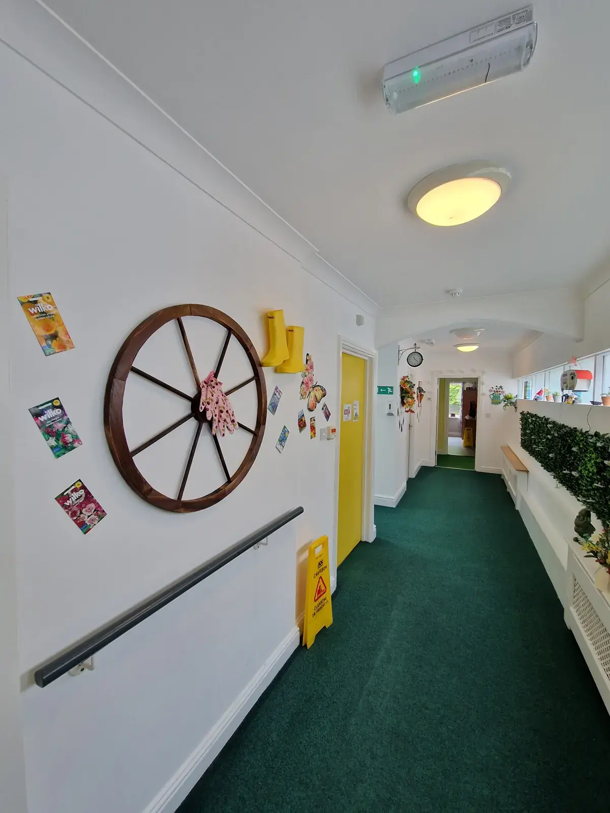 Inside Ty Mawr Nursing Home