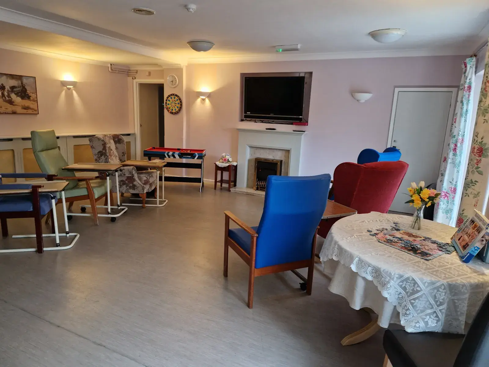 Inside Ty Mawr Nursing Home